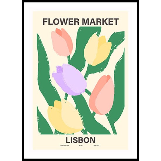 Abstract Flower Market Floral Wall Art Poster 23